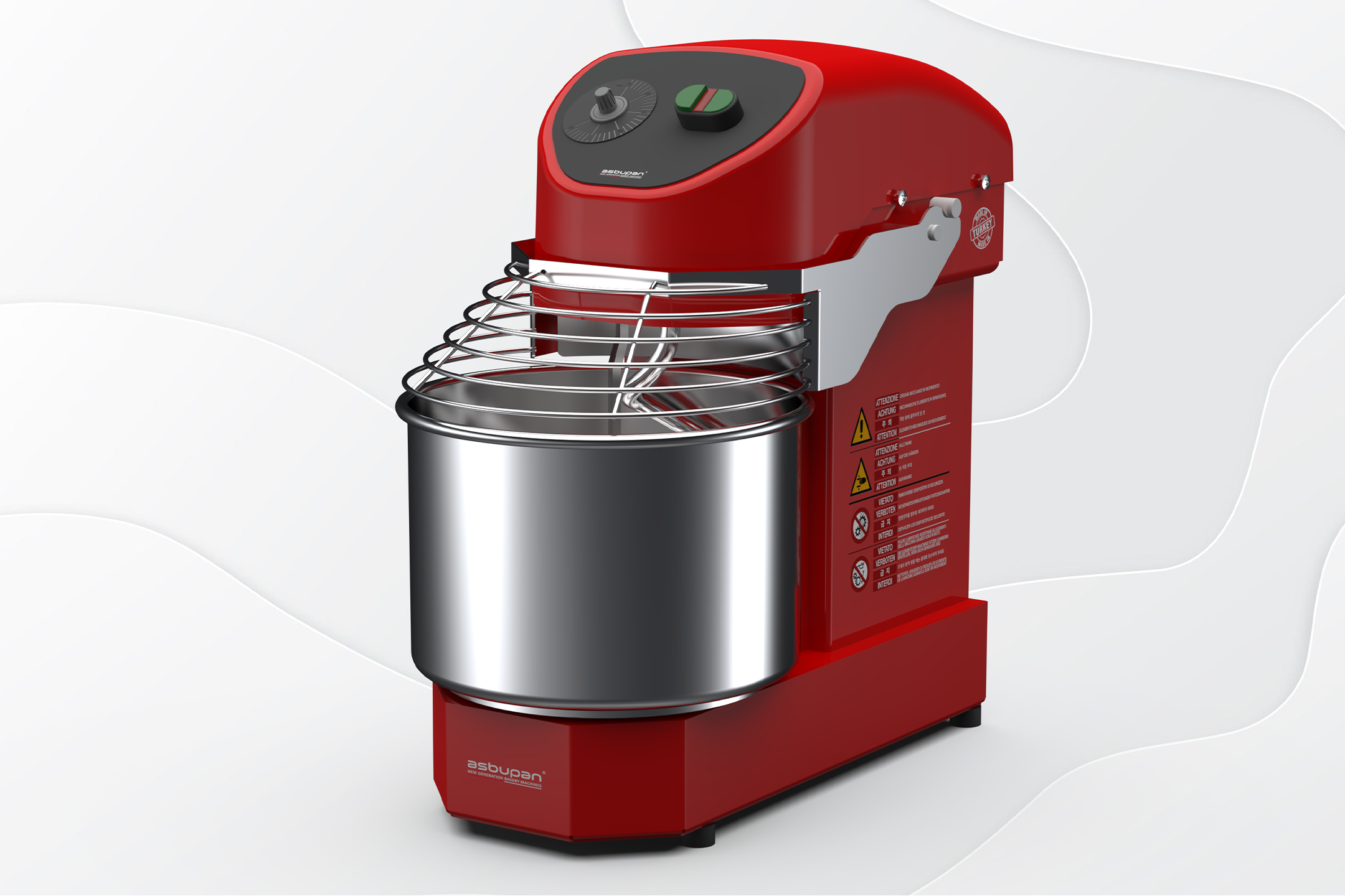 Yüksek endüstriyel performansa sahip, dayanıklı ve uzun ömürlü ev tipi (mini chef) hamur yoğurma makinesi