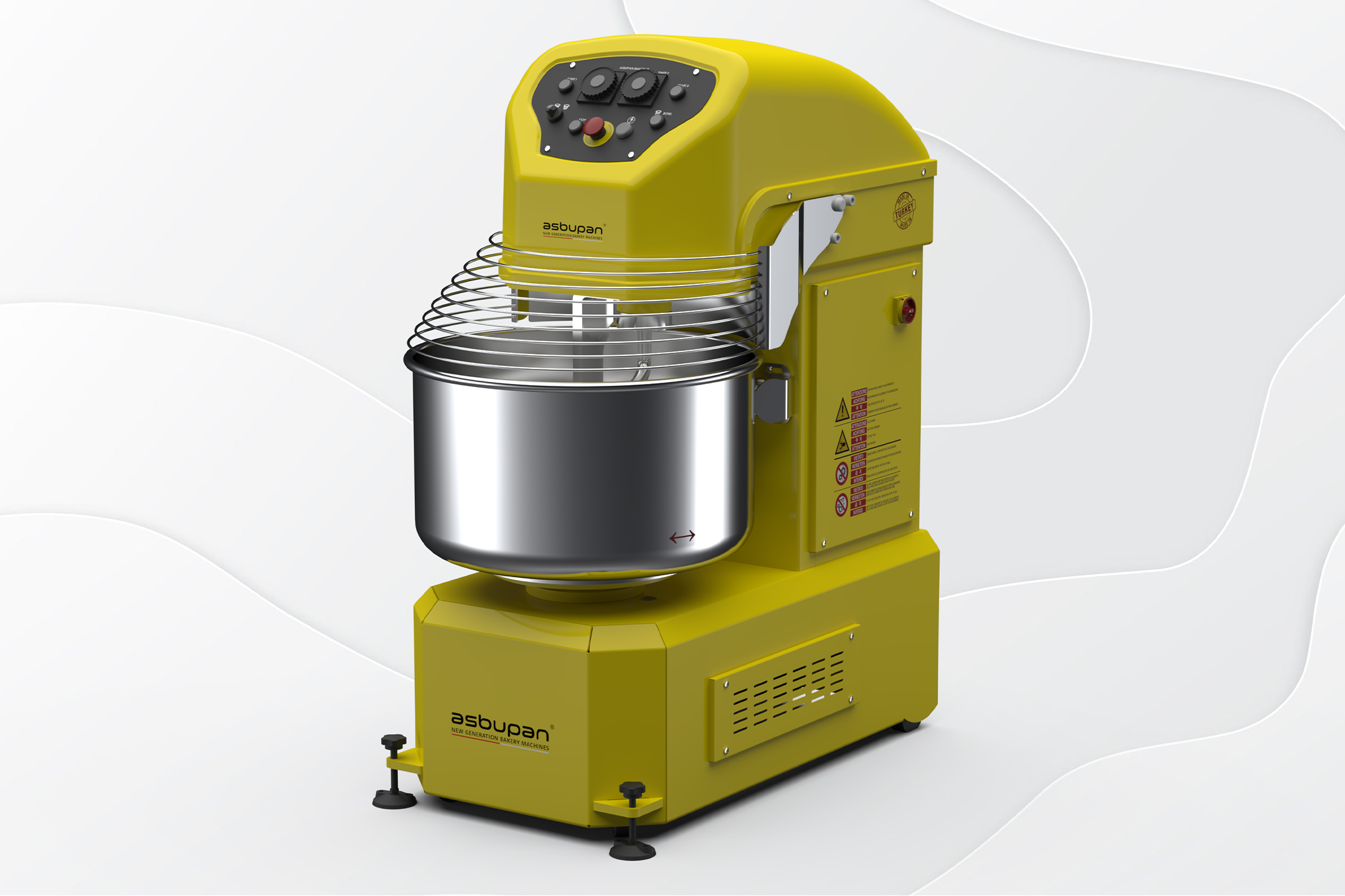 40 kg un ve toplamda 65 kg hamur işleme kapasiteli, dayanıklı endüstriyel un yoğurma çözümü